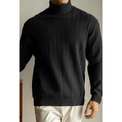 Mid Collar Knit Sweater